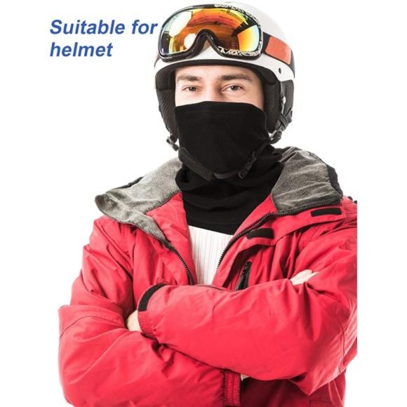 Accessories 6 Pack Winter Fleece Neck Warmer Neck Gaiter Skiing